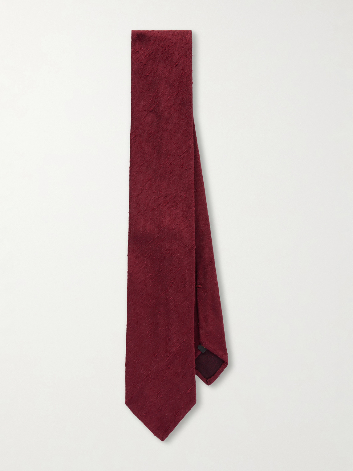Rubinacci 9cm Silk Tie In Red