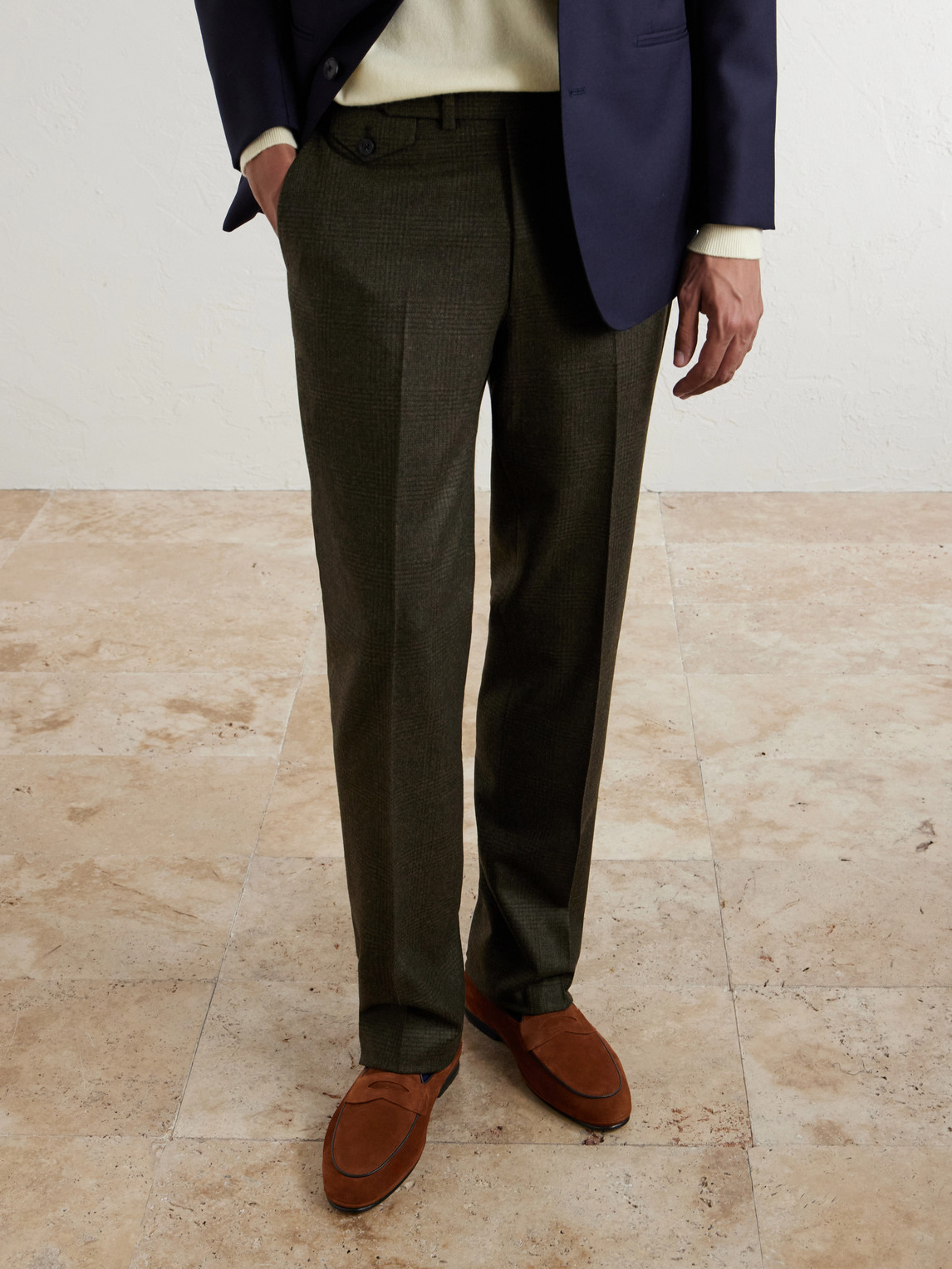 Suede Penny Loafers