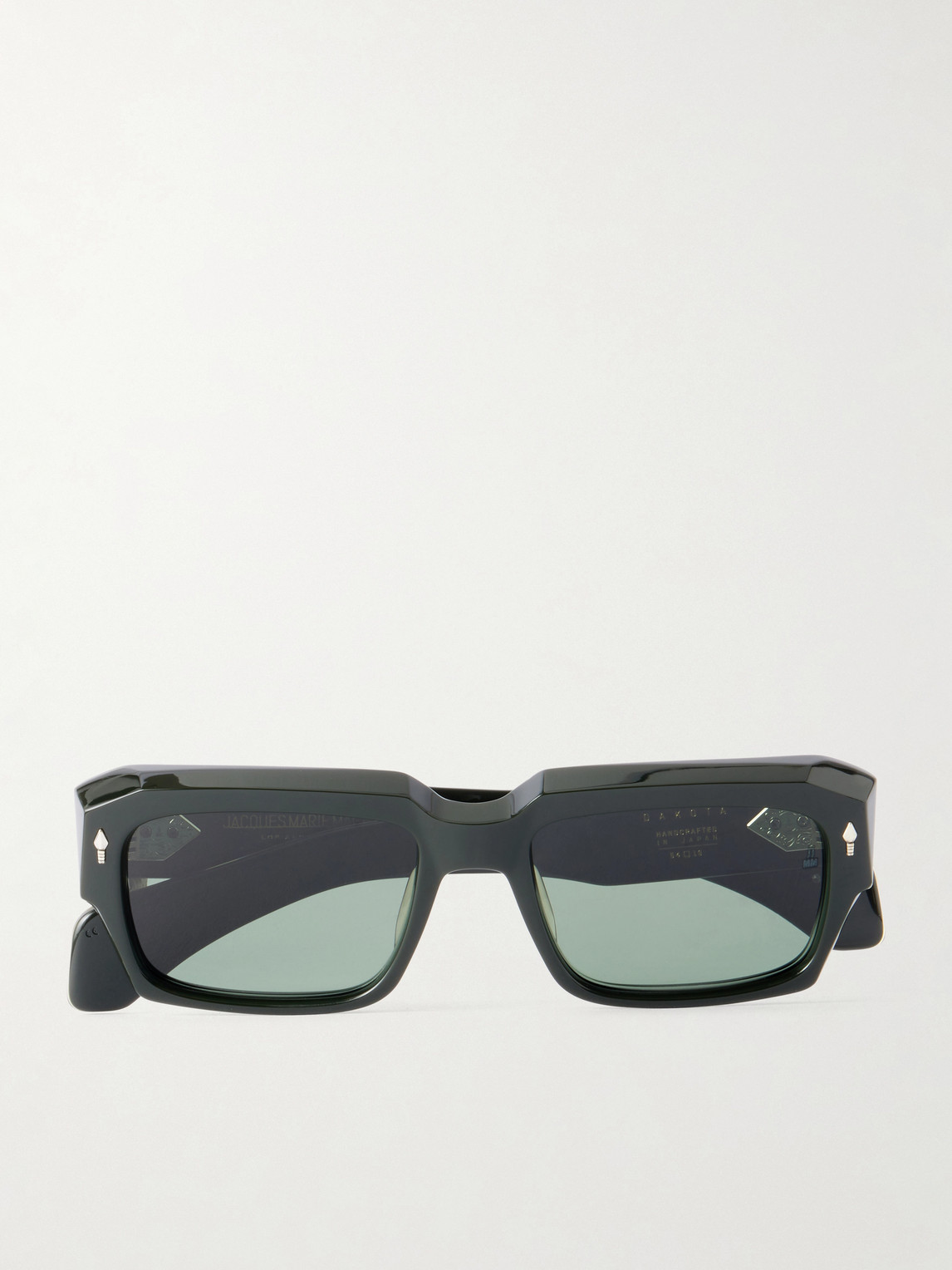 Jacques Marie Mage Dakota Rectangular-Frame Acetate Sunglasses - Men
