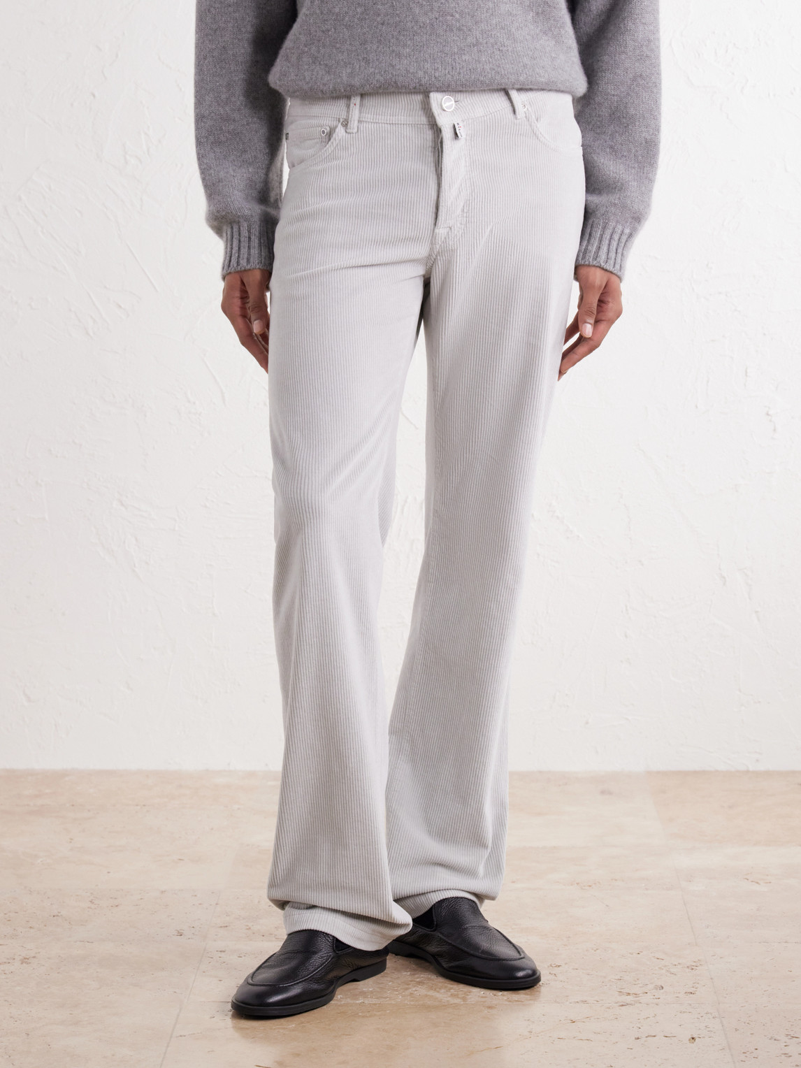 Straight-Leg Cotton-Blend Corduroy
