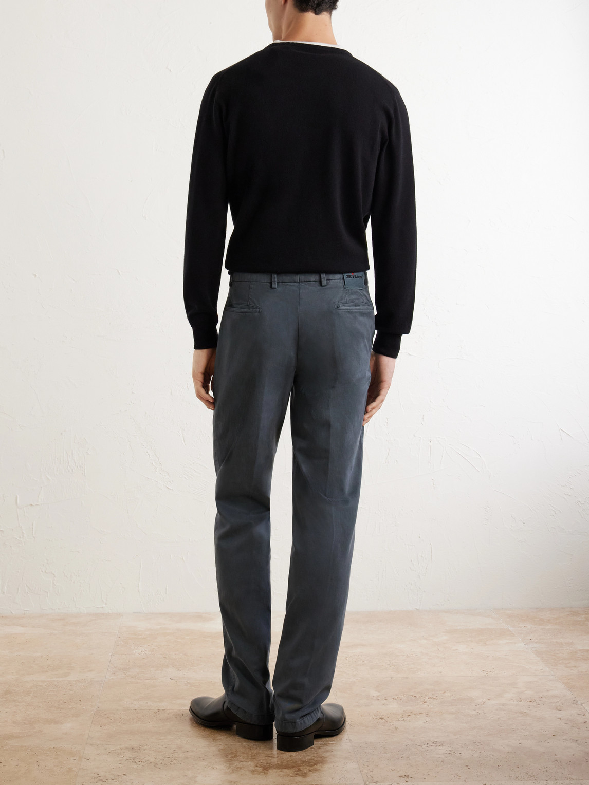 Straight-Leg Lyocell-Blend Trousers
