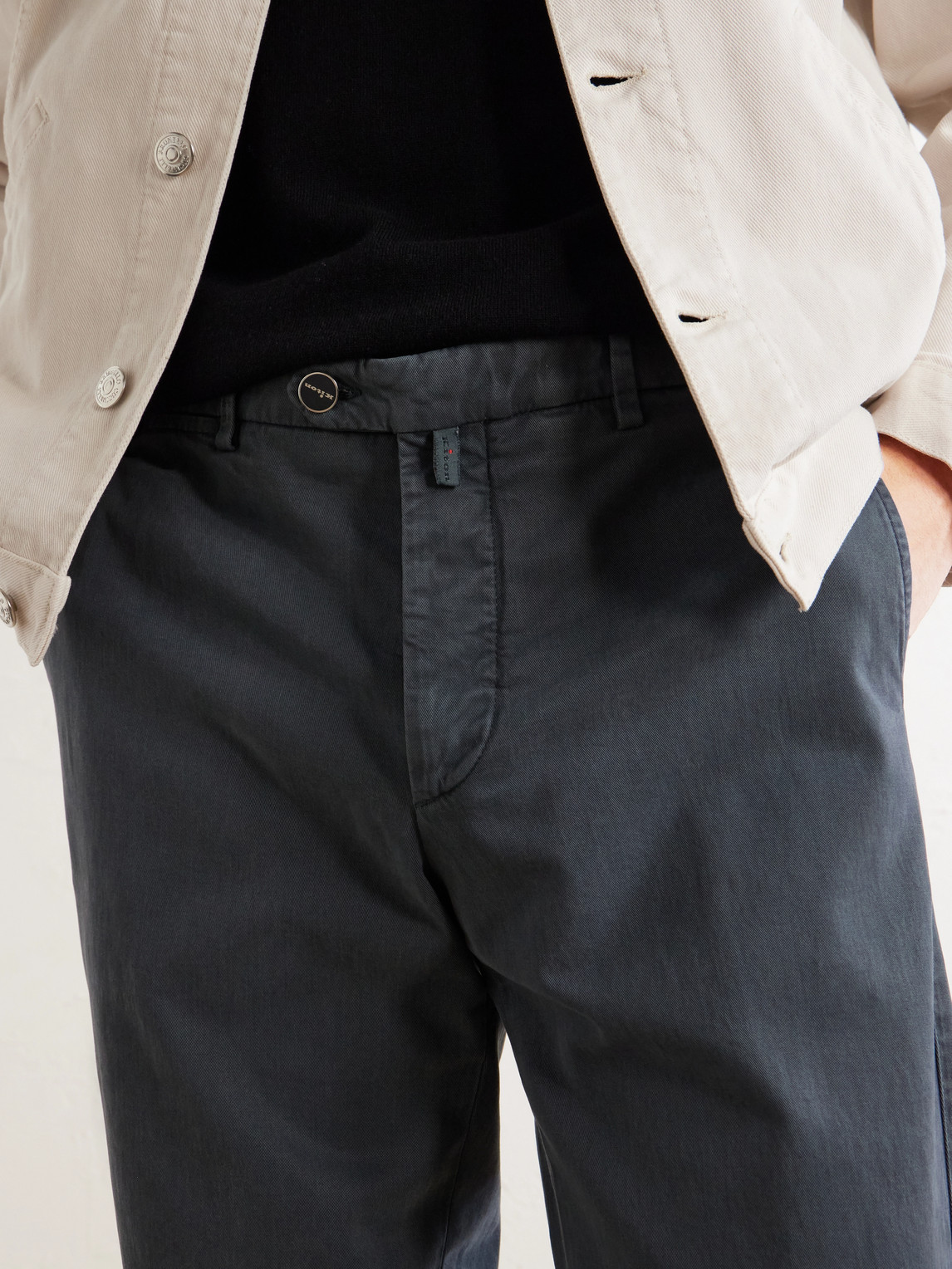 Straight-Leg Lyocell-Blend Trousers