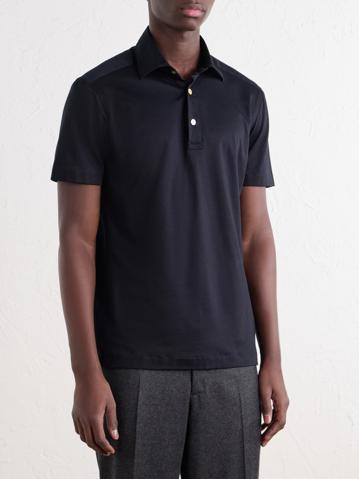 Cotton-Jersey Polo Shirt