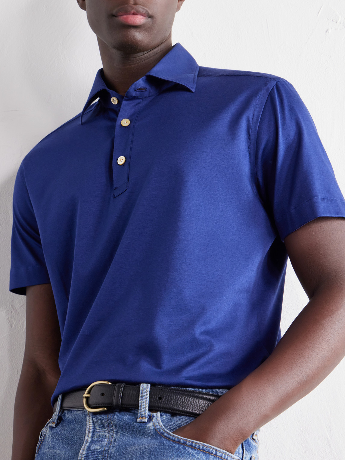 Cotton-Jersey Polo Shirt