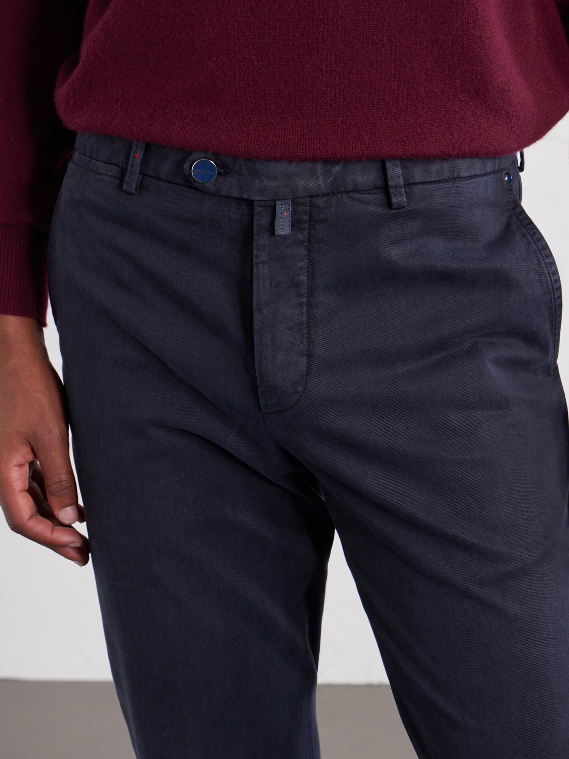 Straight-Leg Lyocell-Blend Trousers