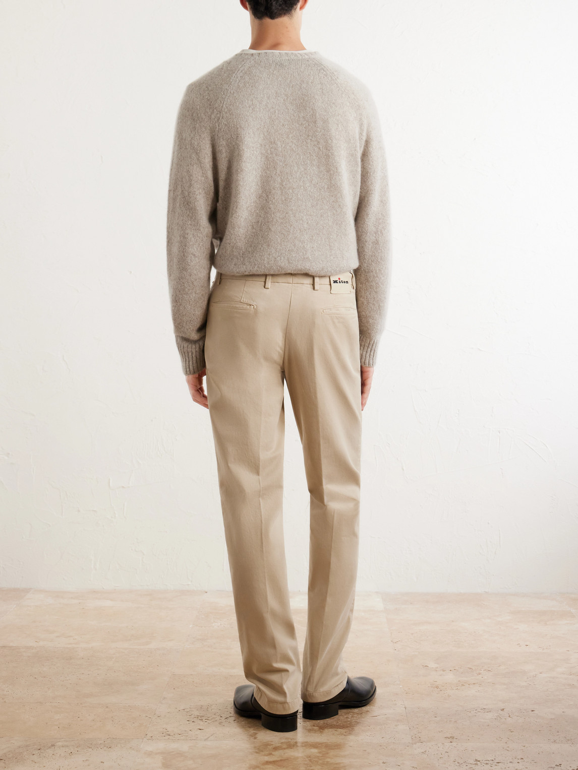 Straight-Leg Lyocell-Blend Trousers