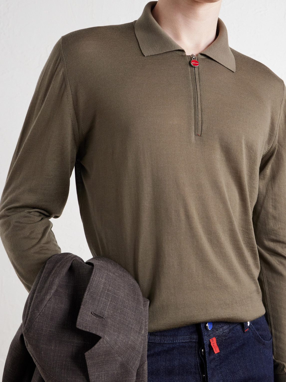 Wool Half-Zip Sweater