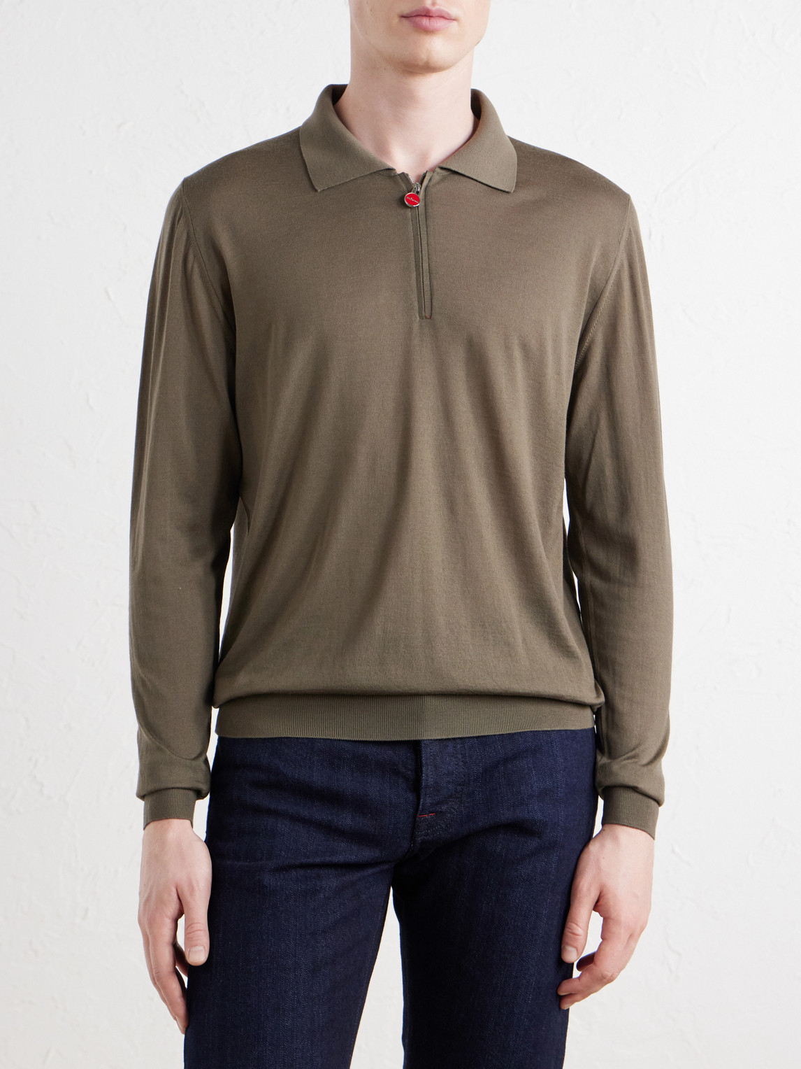 Wool Half-Zip Sweater