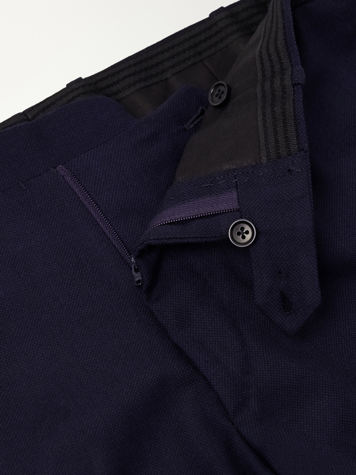 Straight-Leg Virgin Wool Suit Trousers