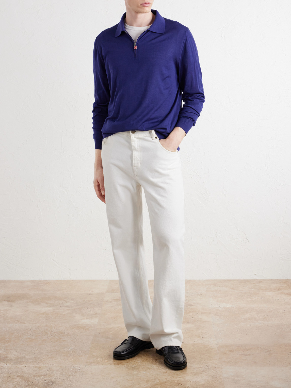 Wool Half-Zip Sweater