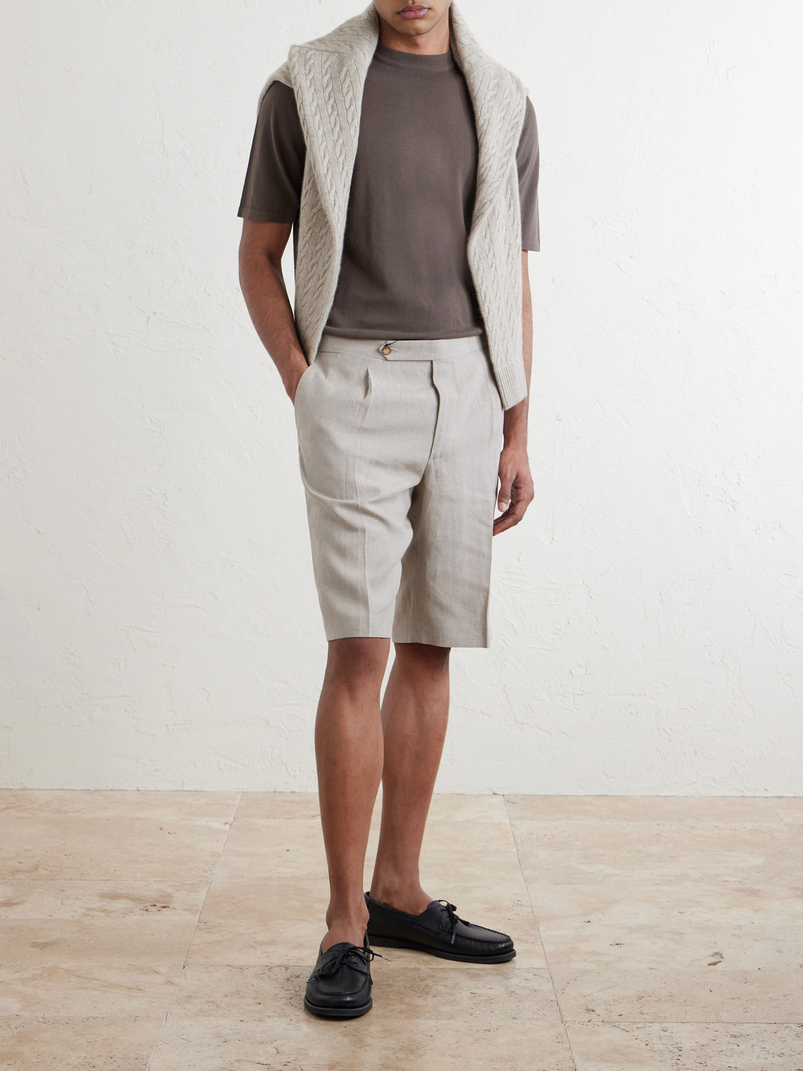 Knitted Cotton T-Shirt
