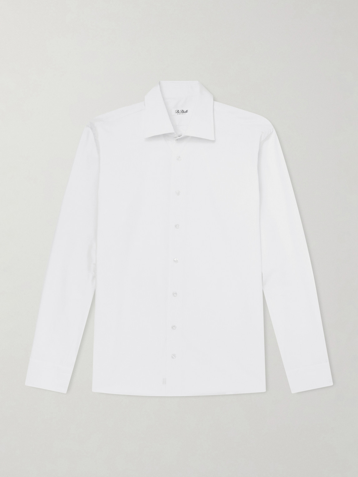 De Petrillo Cotton-poplin Shirt In White