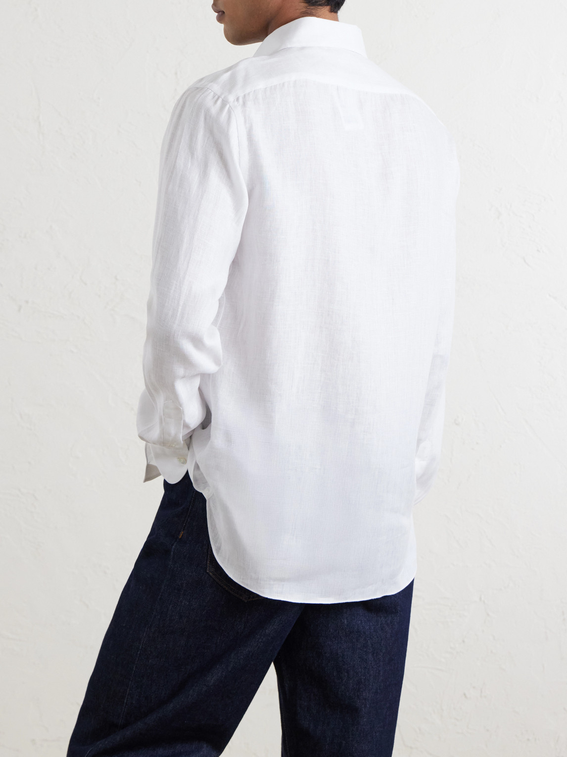  De Petrillo - Linen Shirt - Men - White - Eu 39 