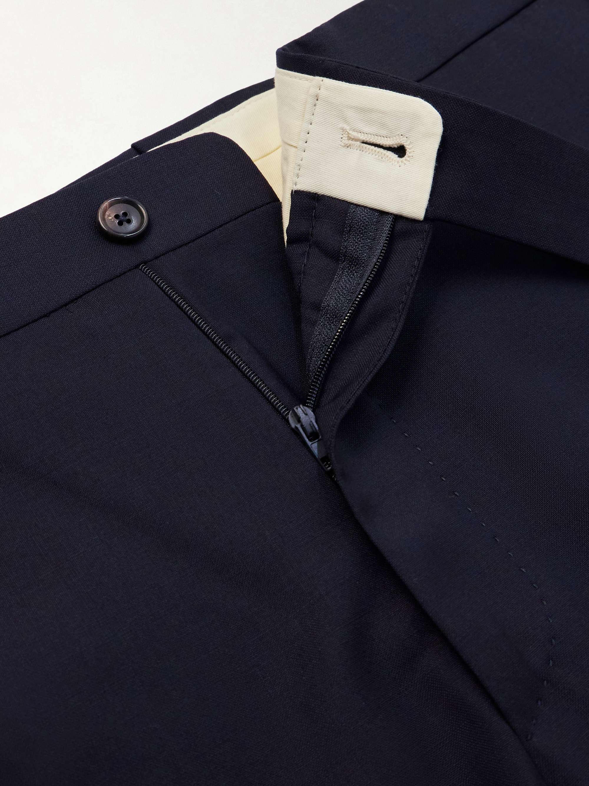 DE PETRILLO Straight-Leg Wool-Blend Suit Trousers for Men | MR PORTER