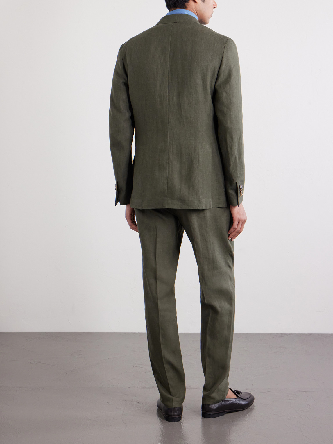  De Petrillo - Linen Blazer - Men - Green - It 46 