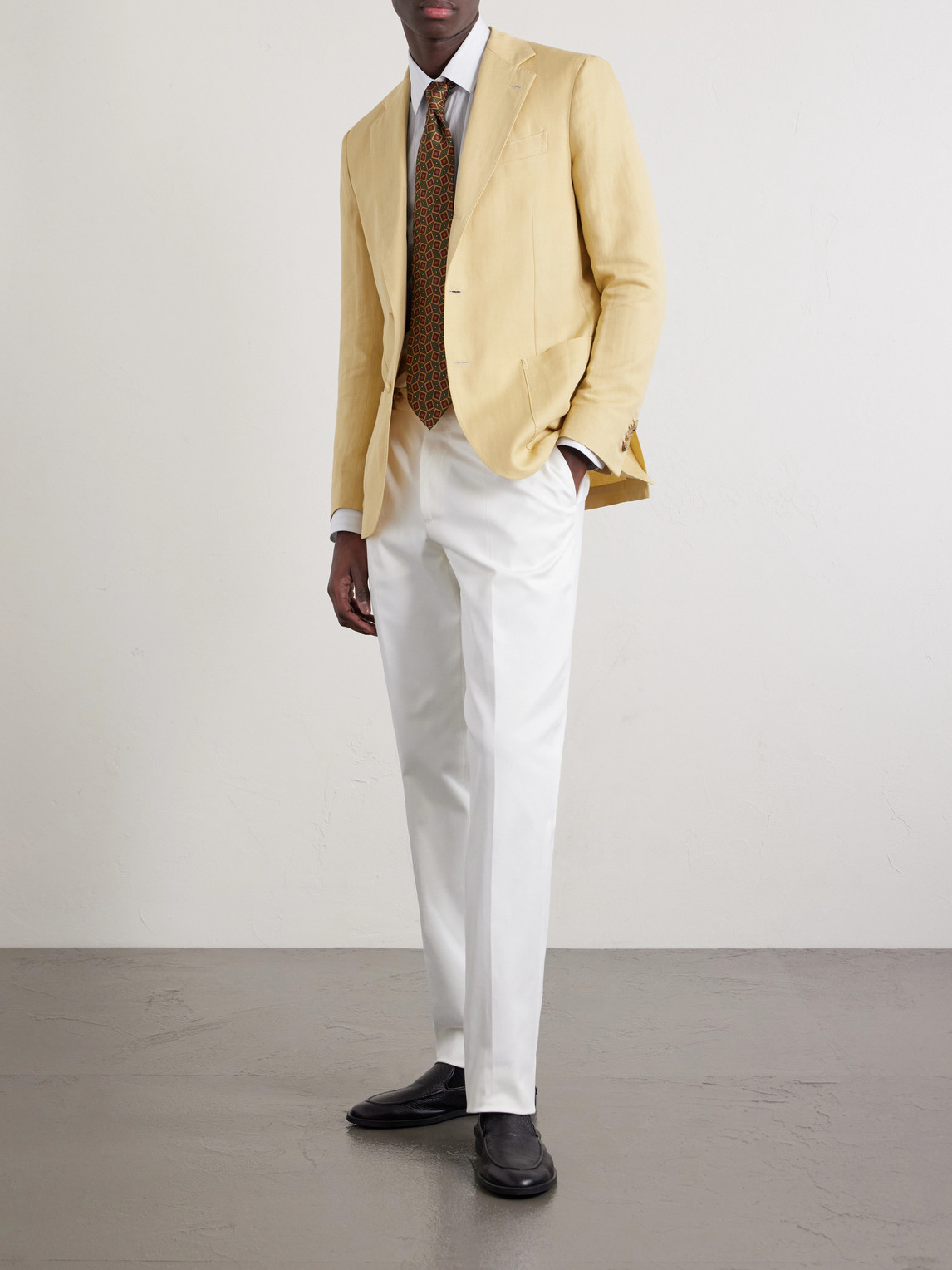 And Cotton-Blend Blazer