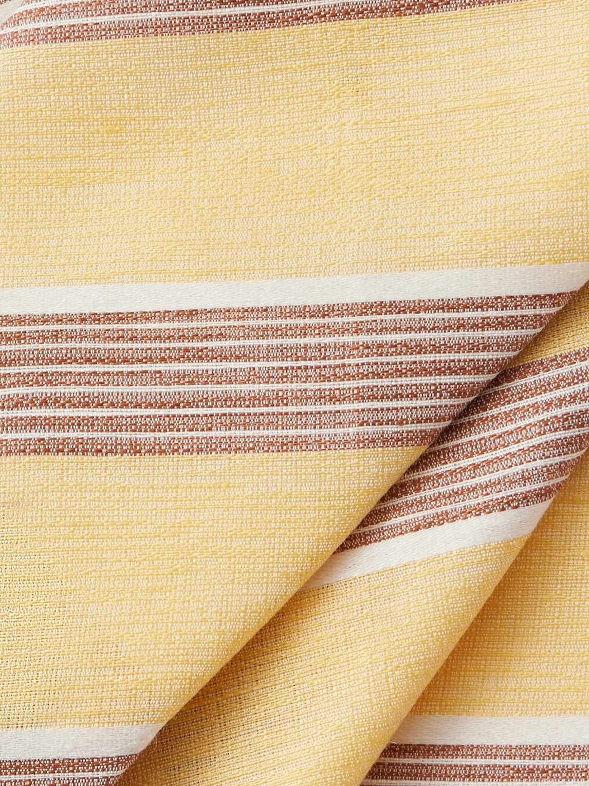  De Petrillo - 7cm Striped Linen And Silk-blend Tie - Men - Yellow 
