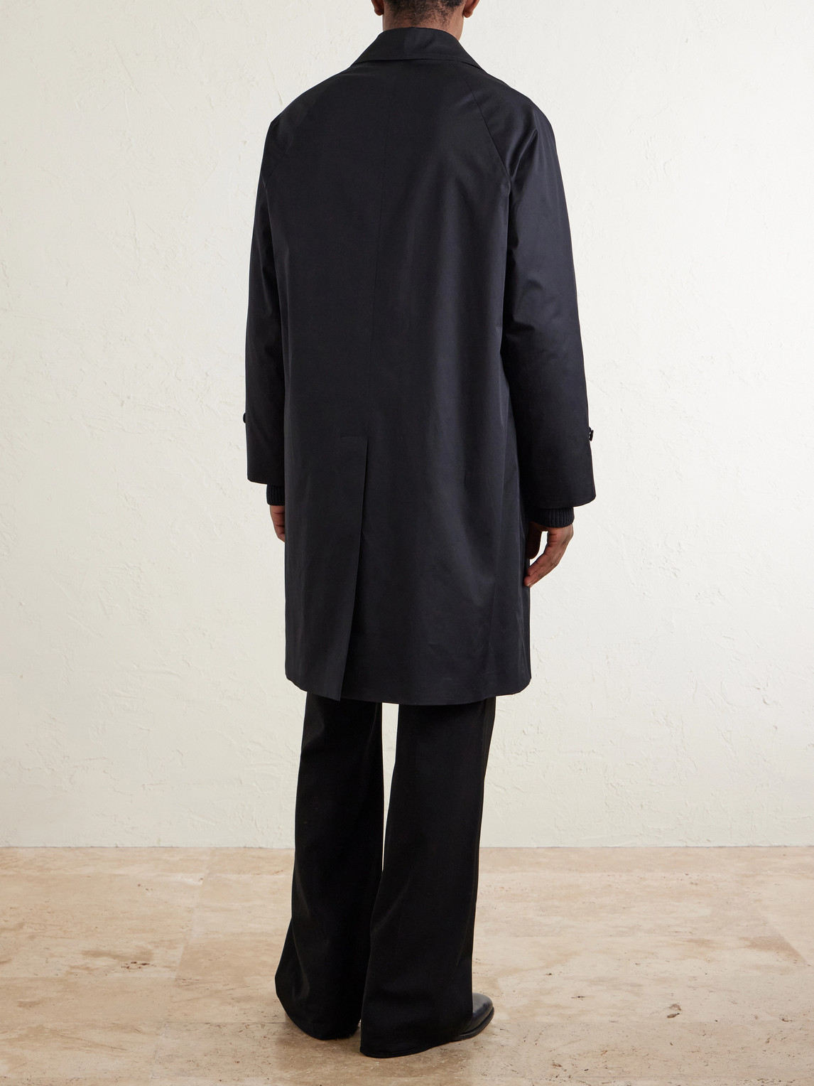  De Petrillo - Structured Cotton-blend Coat - Men - Black - It 46 