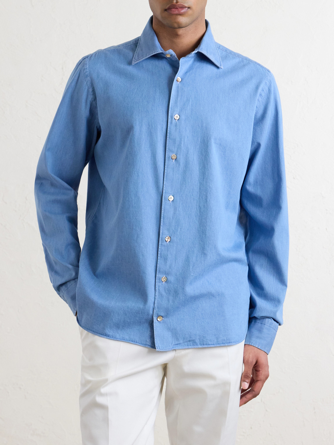 Cotton-Chambray Shirt