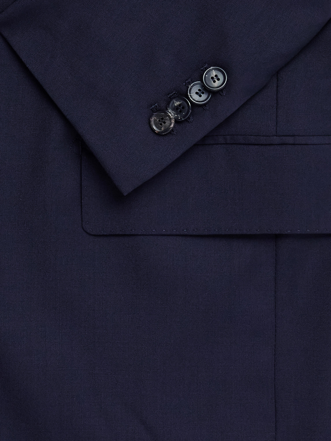 Virgin-Wool Blend Suit Jacket