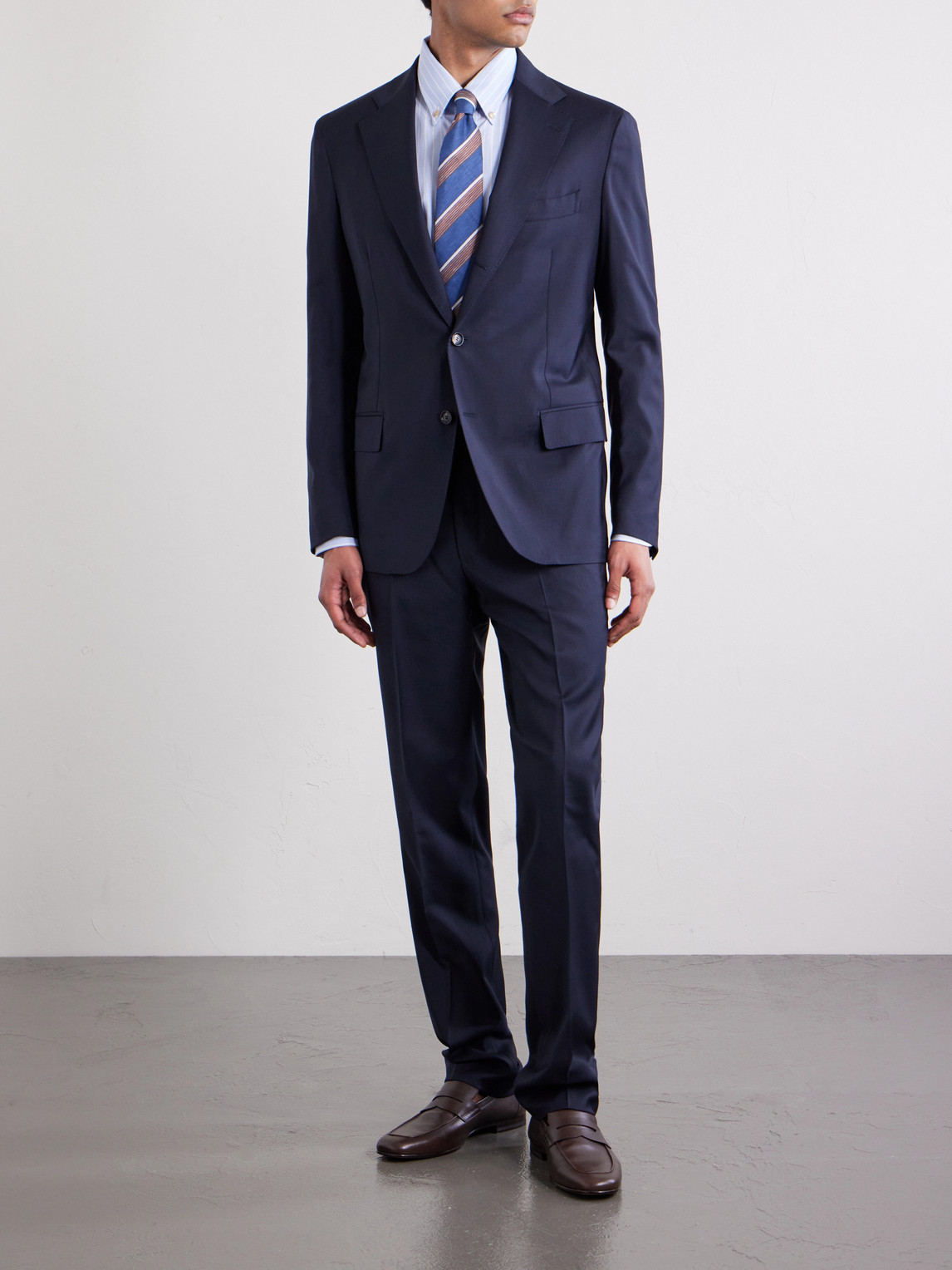 Virgin-Wool Blend Suit Jacket