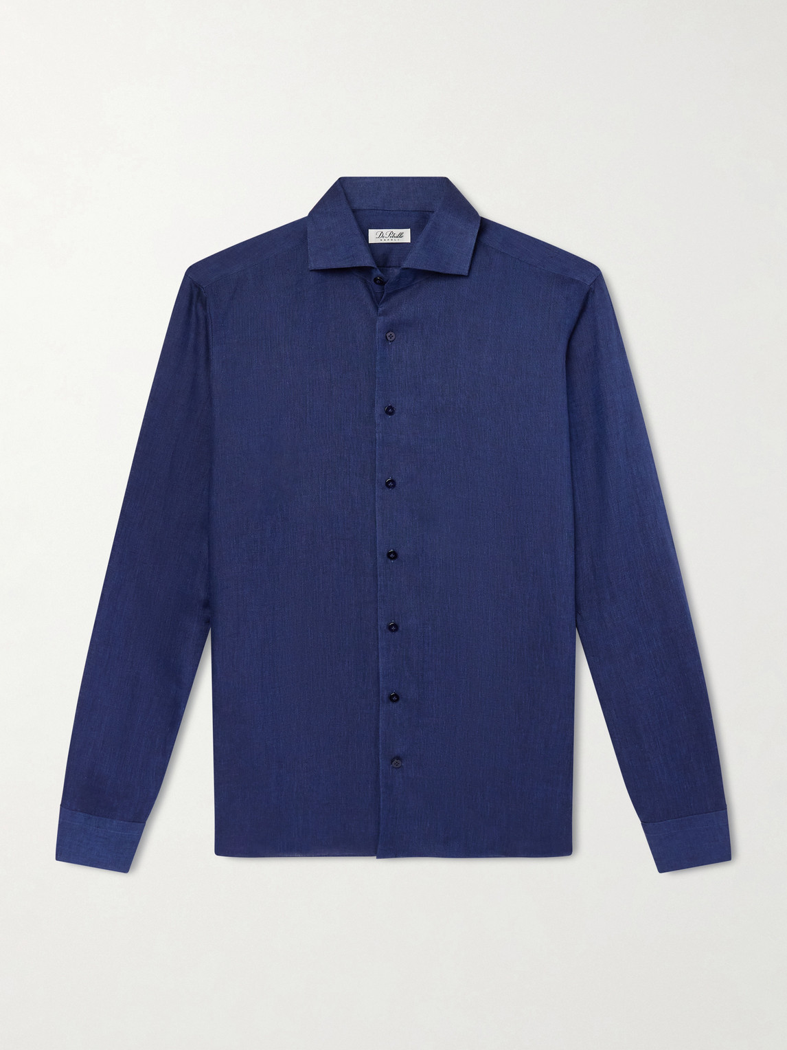 De Petrillo Linen Shirt In Blue