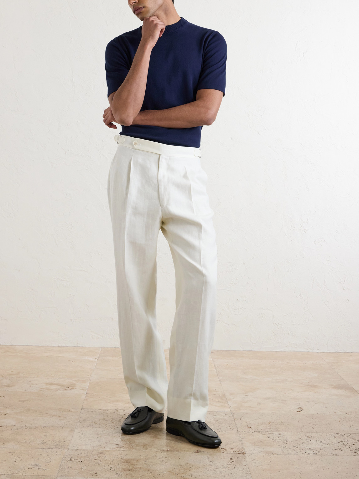 Knitted Cotton T-Shirt