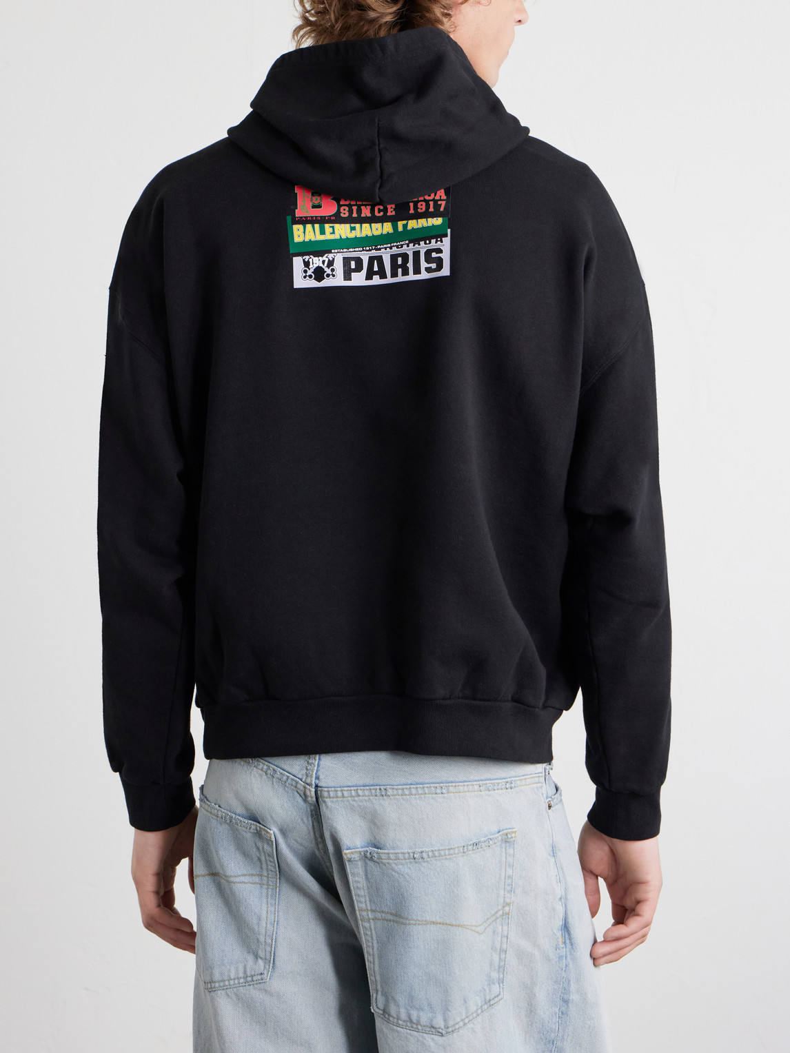 Logo-Detailed Cotton-Jersey Hoodie