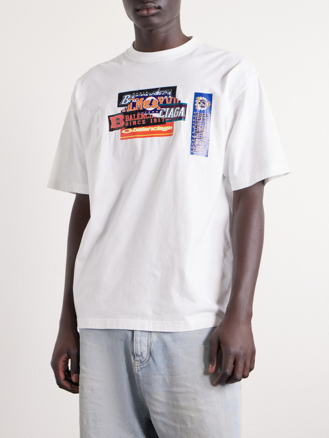 Printed Cotton-Jersey T-Shirt