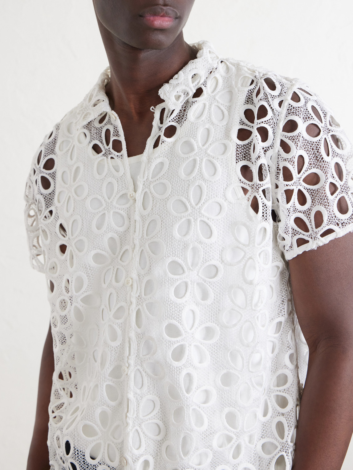 Primrose Cotton-Lace Shirt