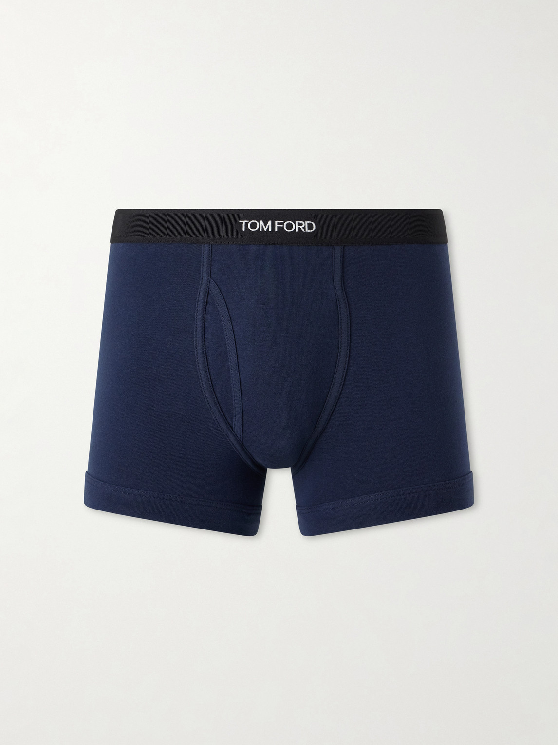 Stretch Cotton-Blend Jersey Boxer