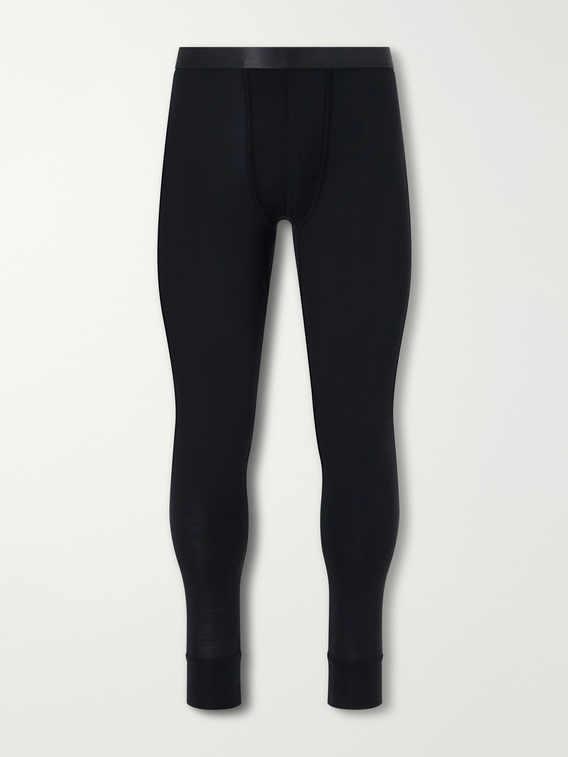 Cdlp Johns Wool-blend Jersey Ski Tights In Black