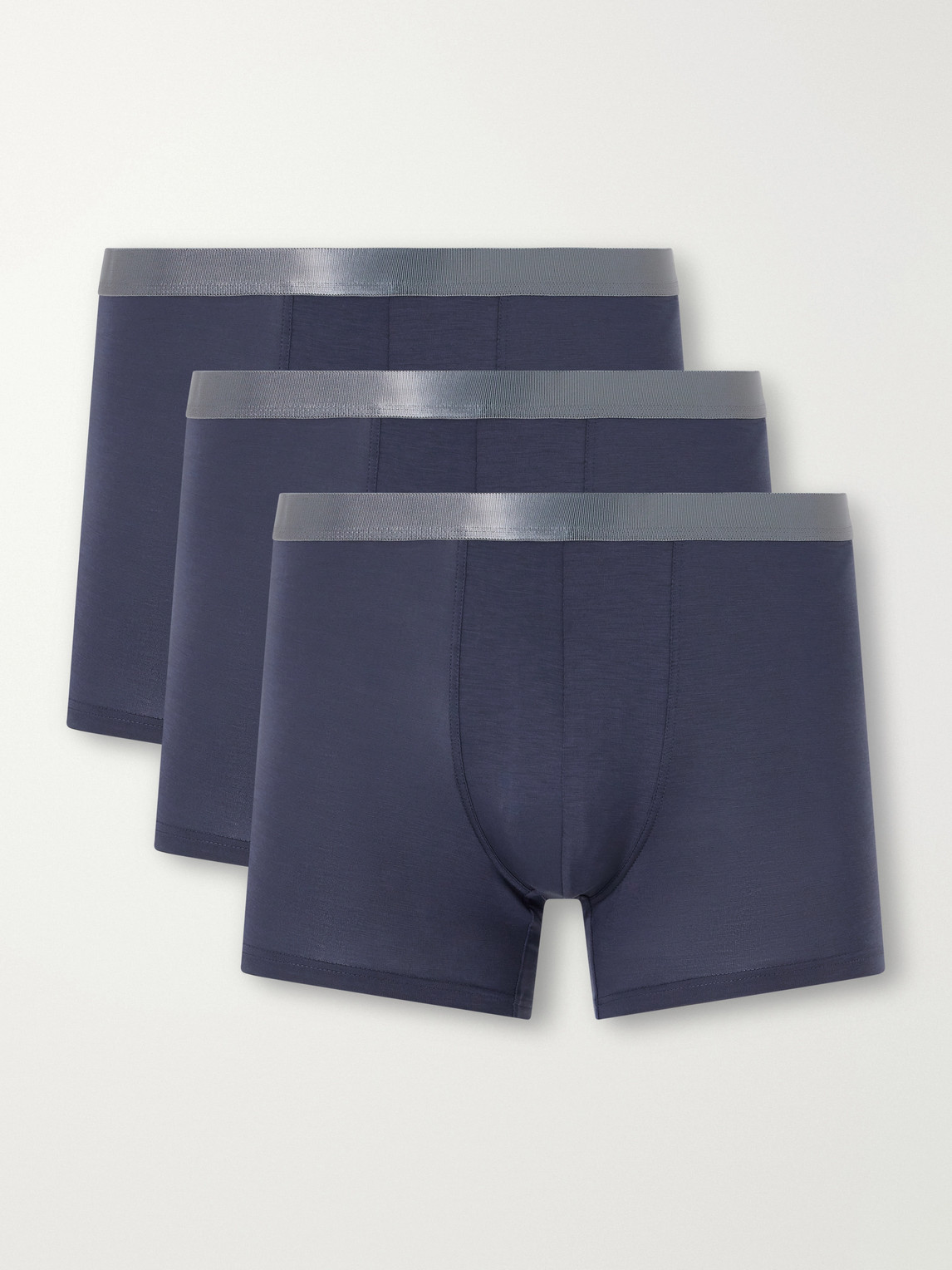 Cdlp Three-pack Stretch-lyocell Jersey Boxer Briefs In Black