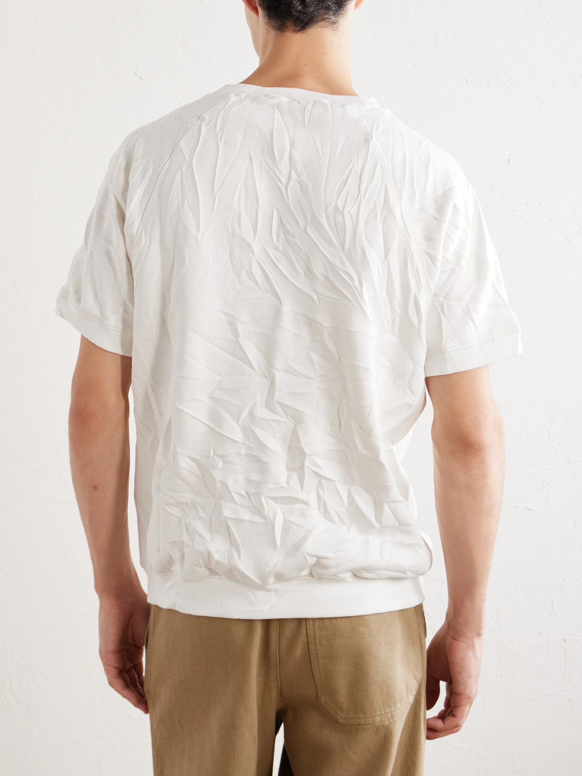 Fansas Logo-Print Crinkled-Jersey T-Shirt