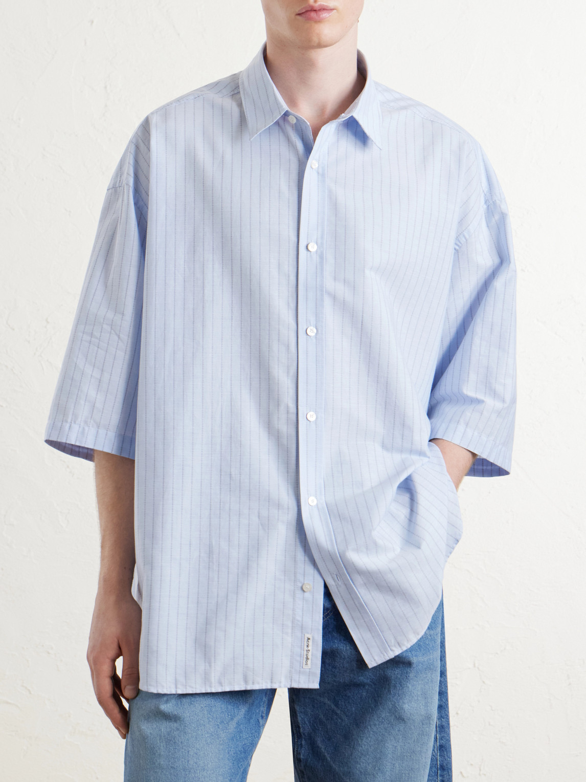 Soffia Striped Cotton-Poplin Shirt