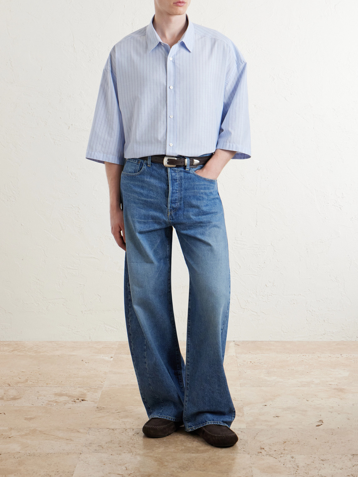 Soffia Striped Cotton-Poplin Shirt