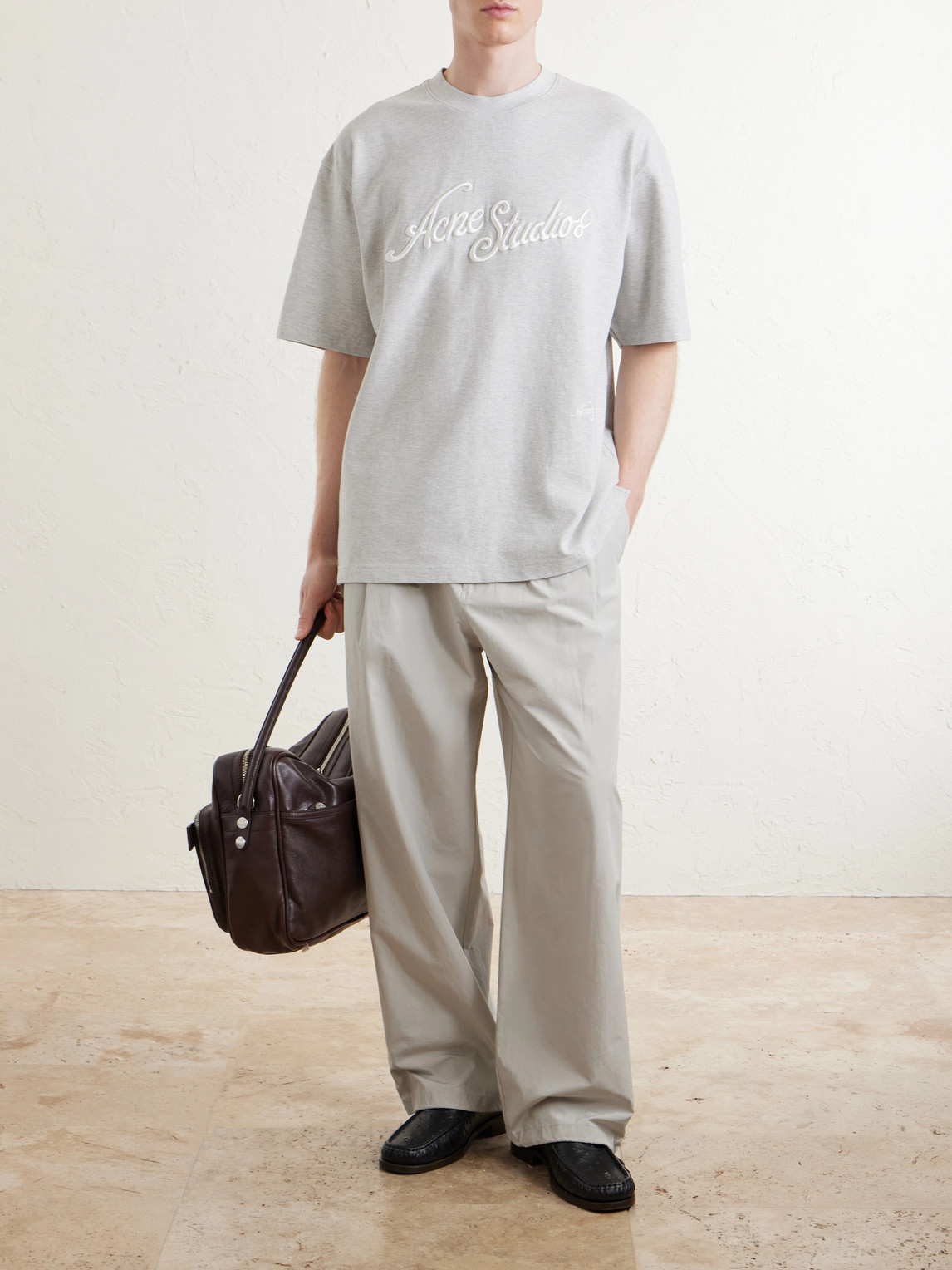 Logo-Embroidered Cotton-Piqué T-Shirt