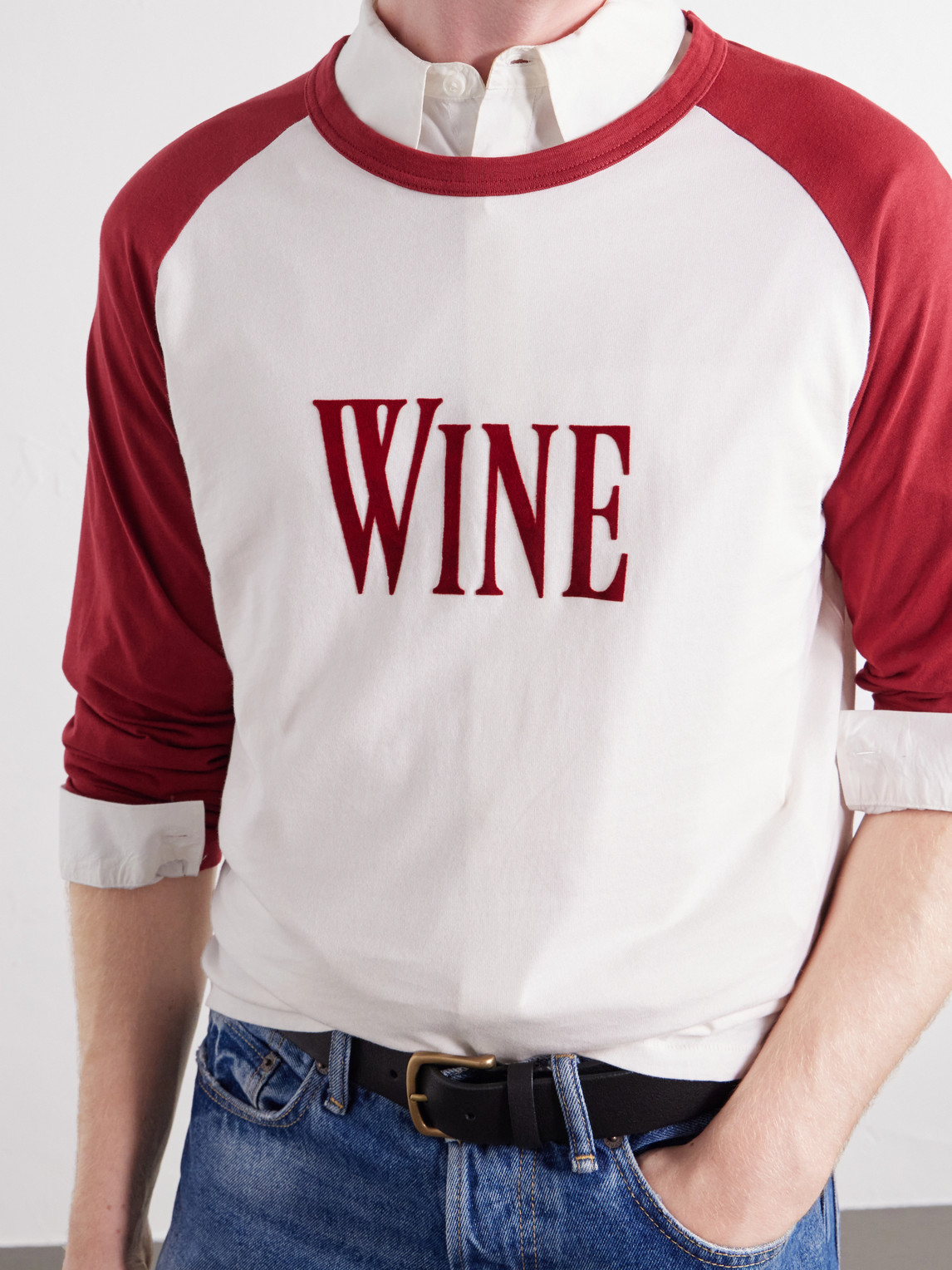 Logo-Appliquéd Cotton-Jersey T-Shirt