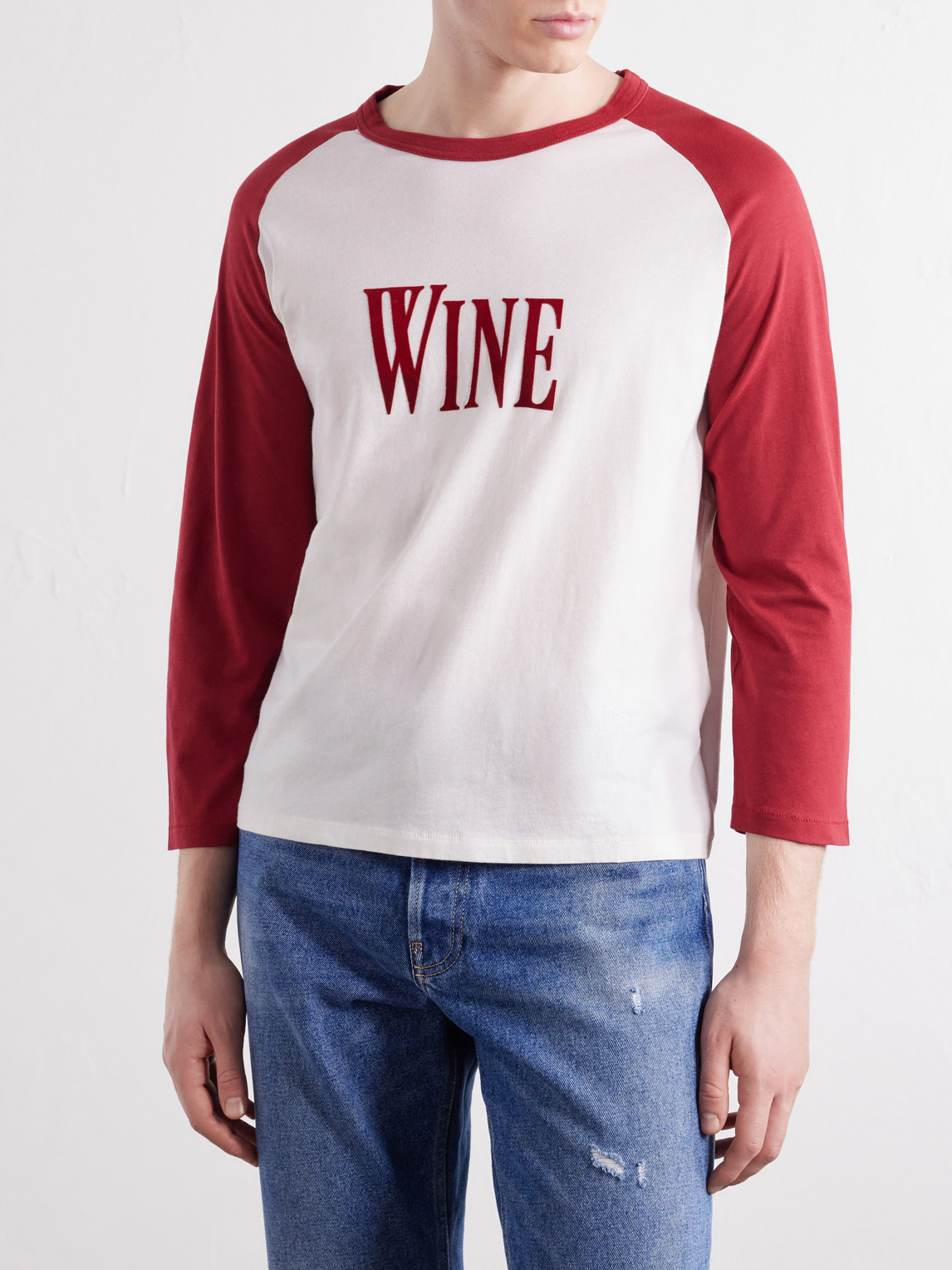 Logo-Appliquéd Cotton-Jersey T-Shirt