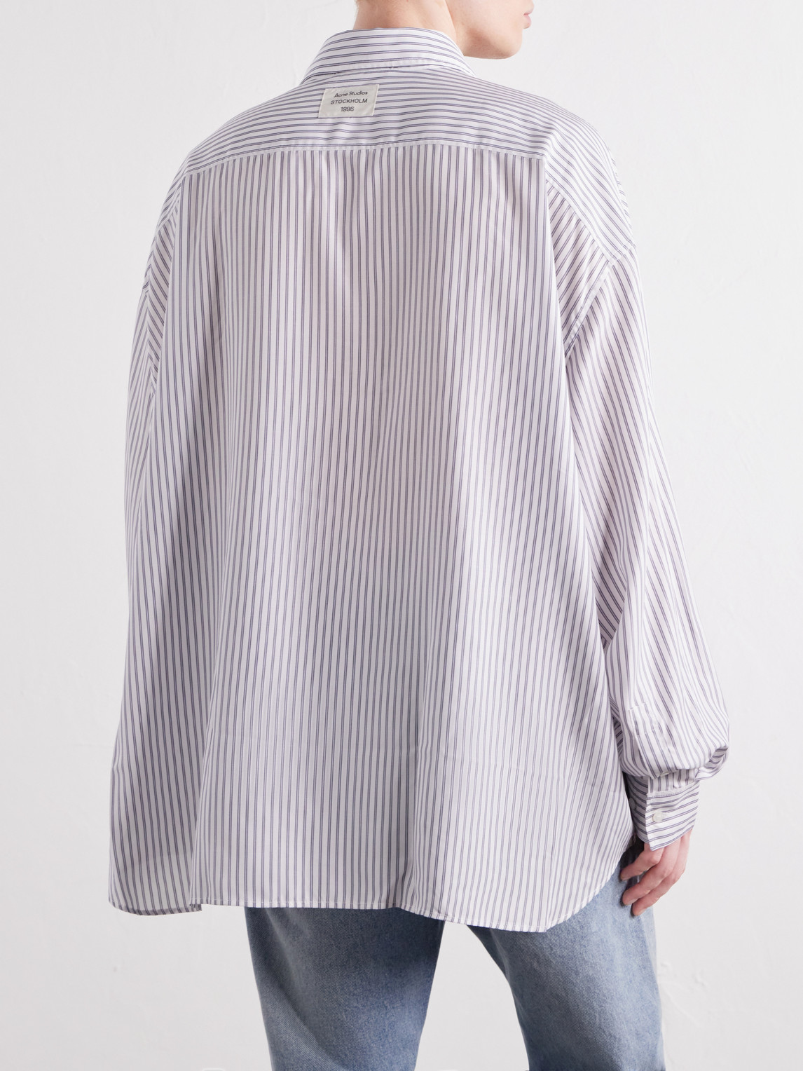 Pinstriped Tencel™ Lyocell-Poplin Shirt