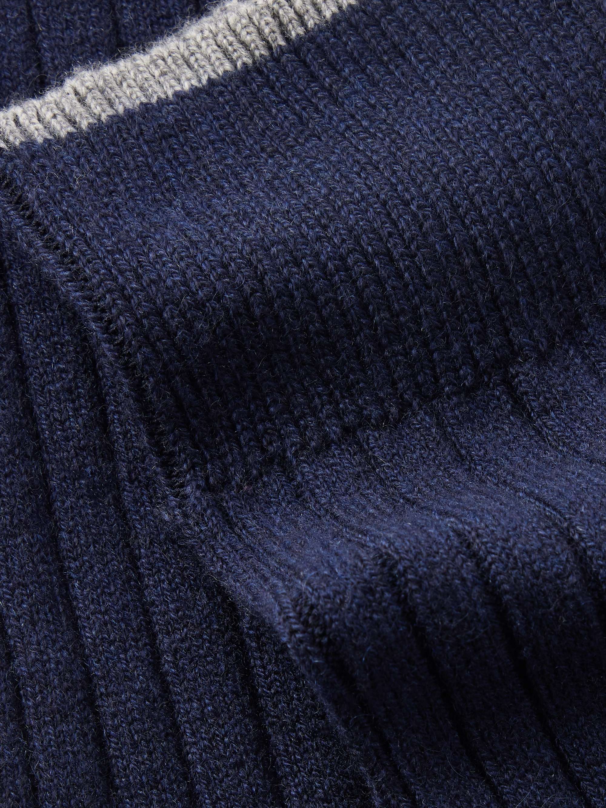 BRUNELLO CUCINELLI Ribbed Cashmere Socks