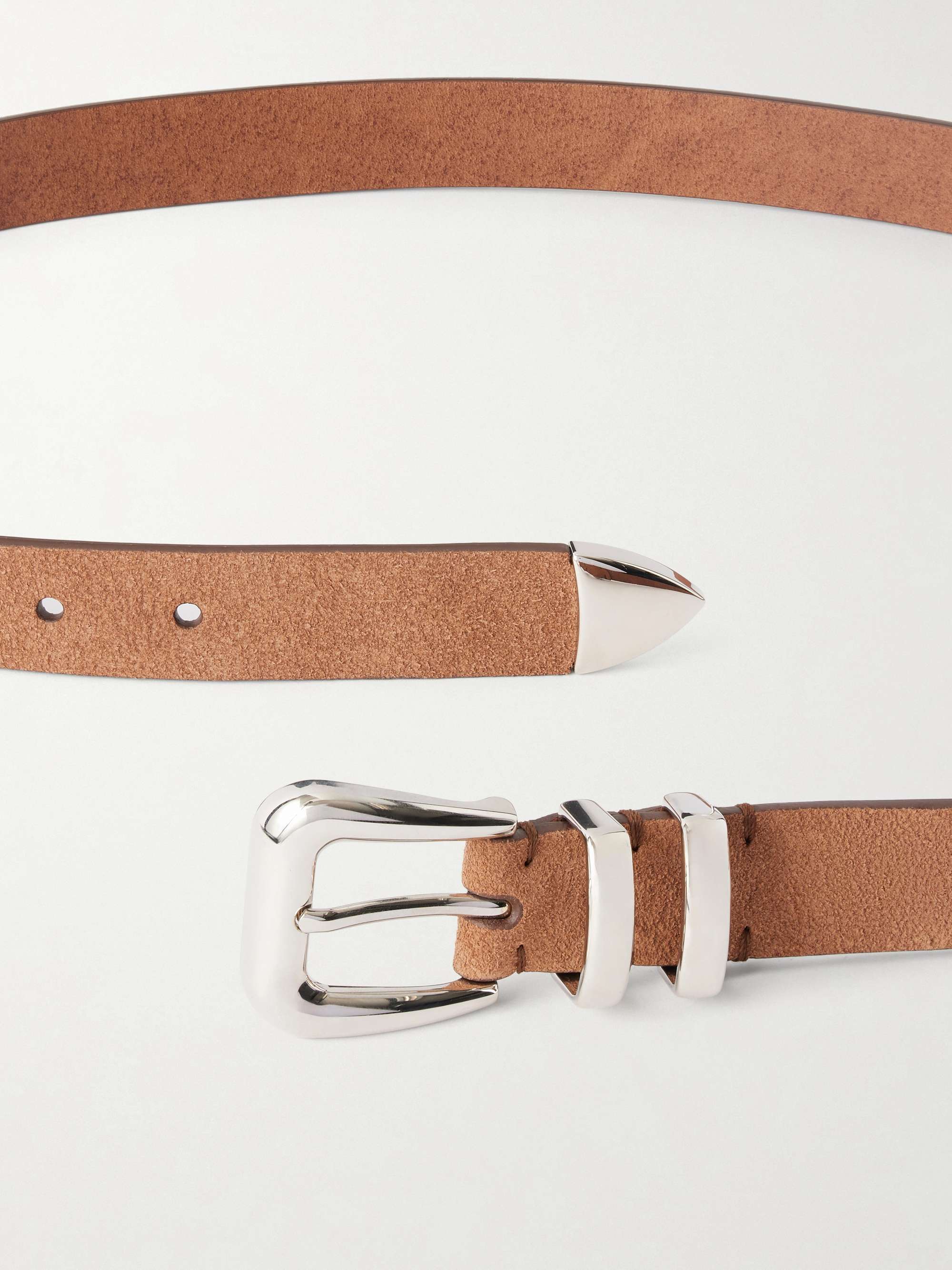 BRUNELLO CUCINELLI Suede belt