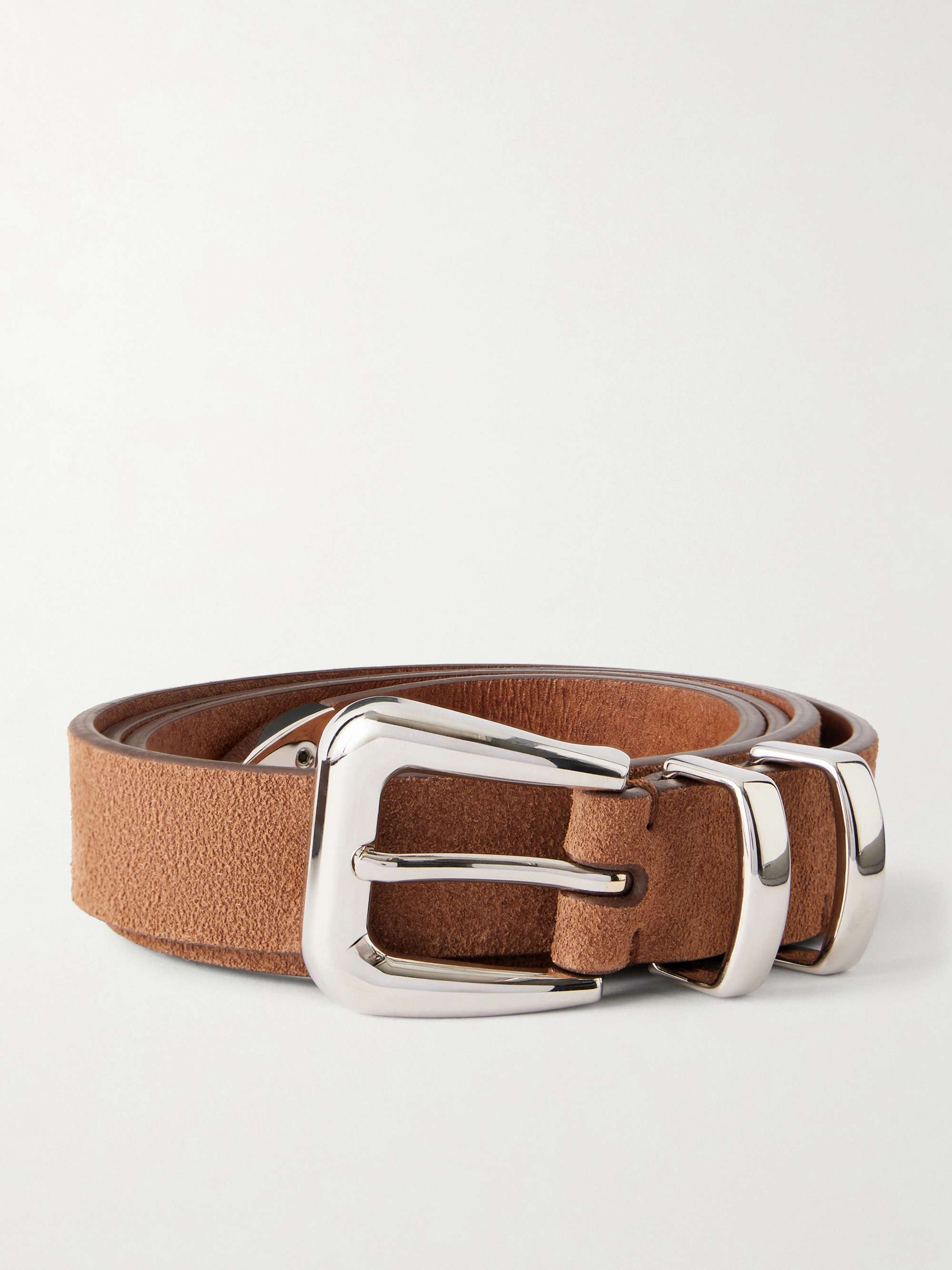 BRUNELLO CUCINELLI Suede belt