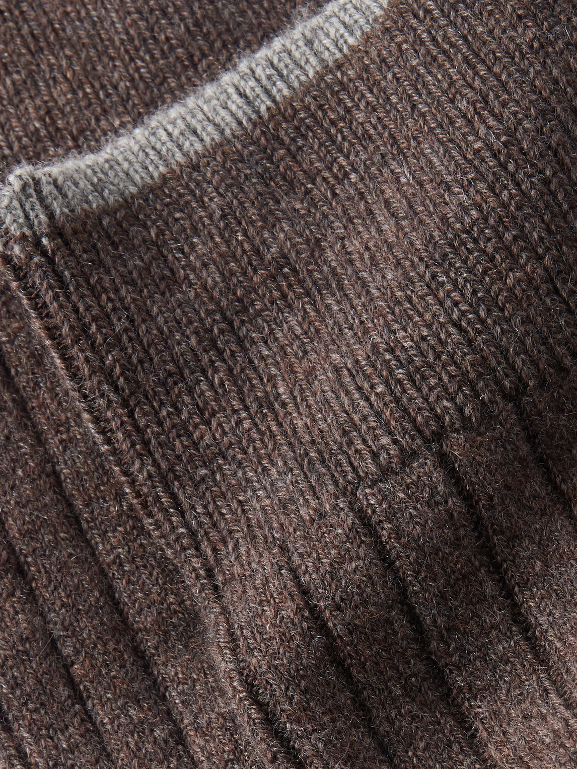 Ribbed Cashmere Socks