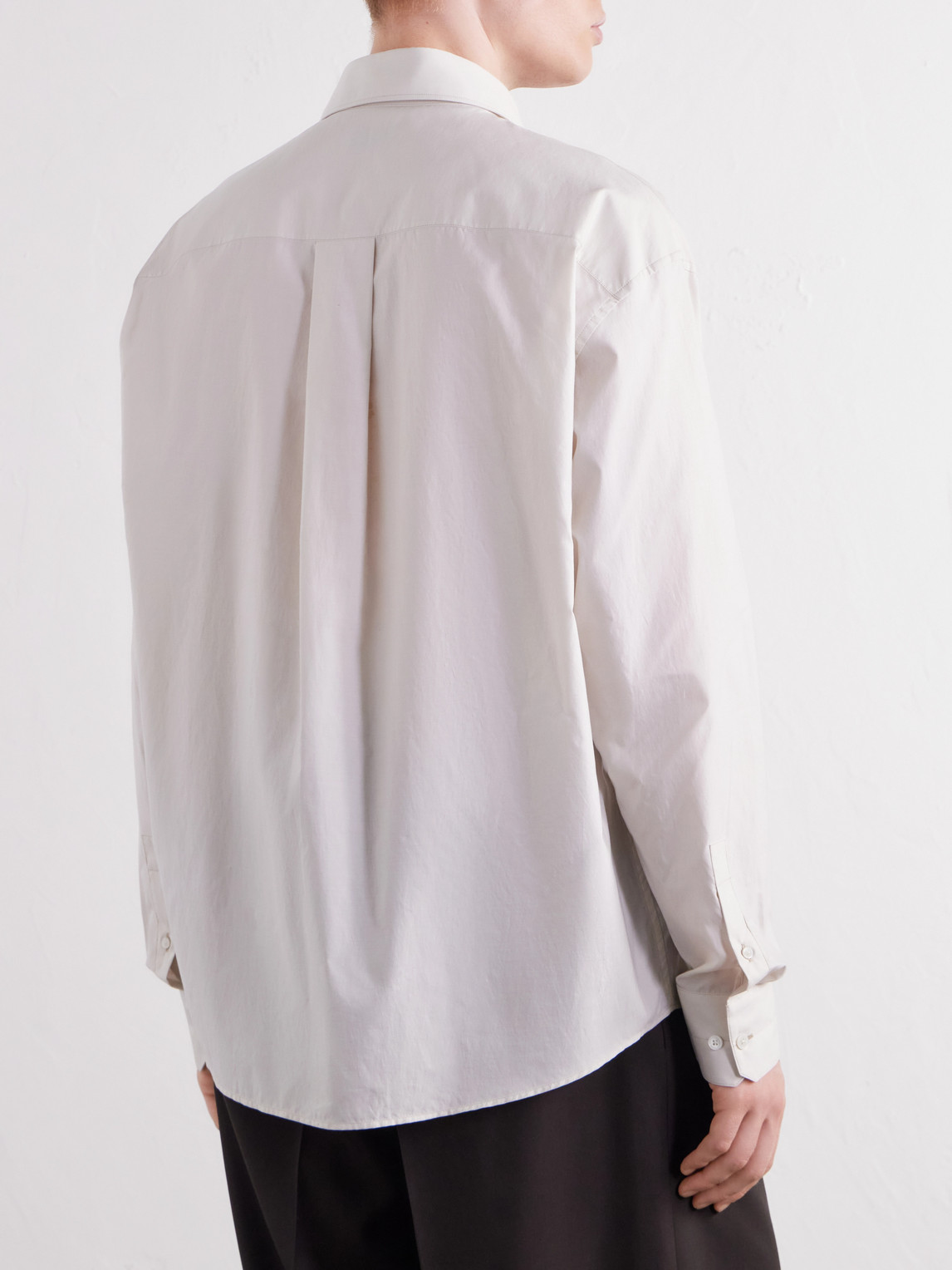 Cotton And Silk-Blend Shirt