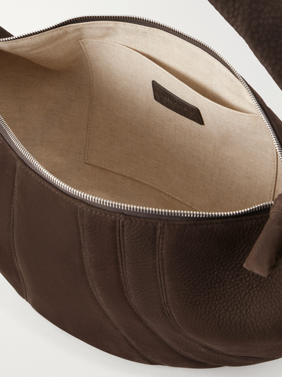 Croissant Nubuck Messenger Bag