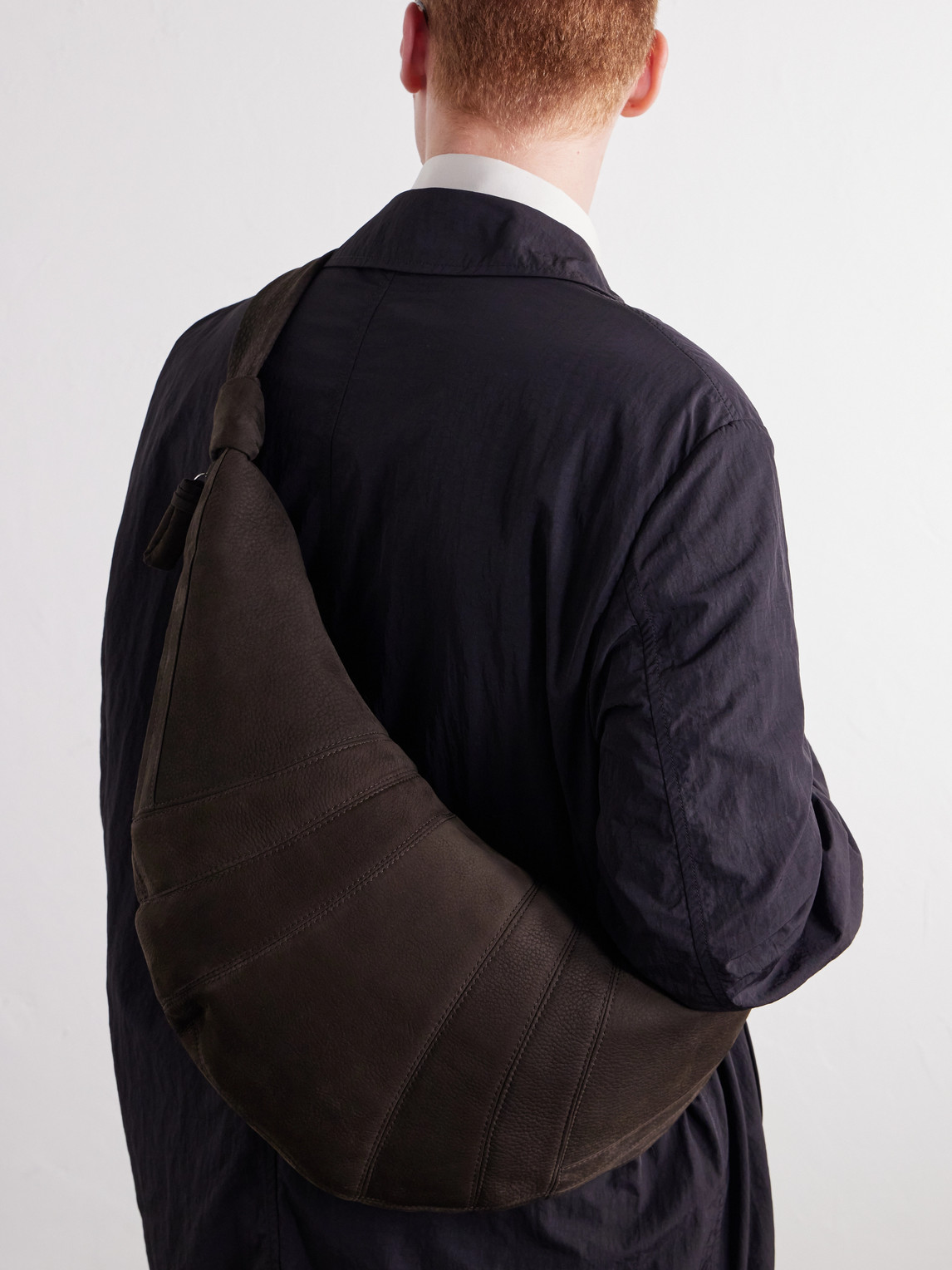 Croissant Nubuck Messenger Bag