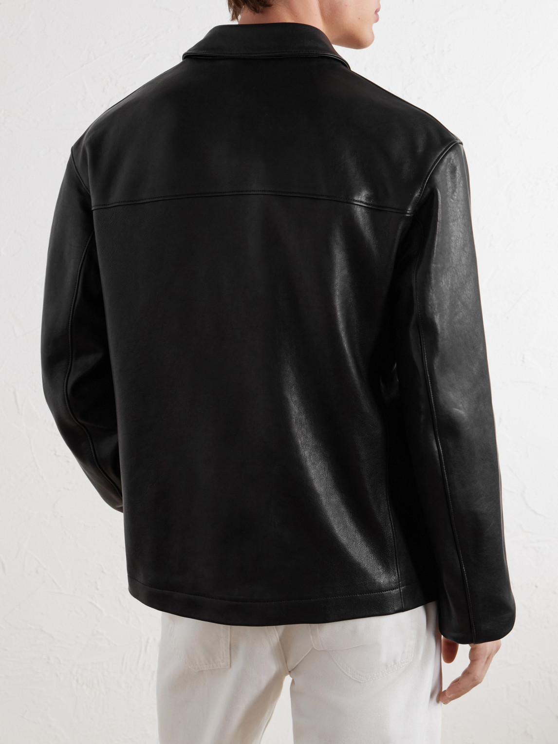 Paneled Leather