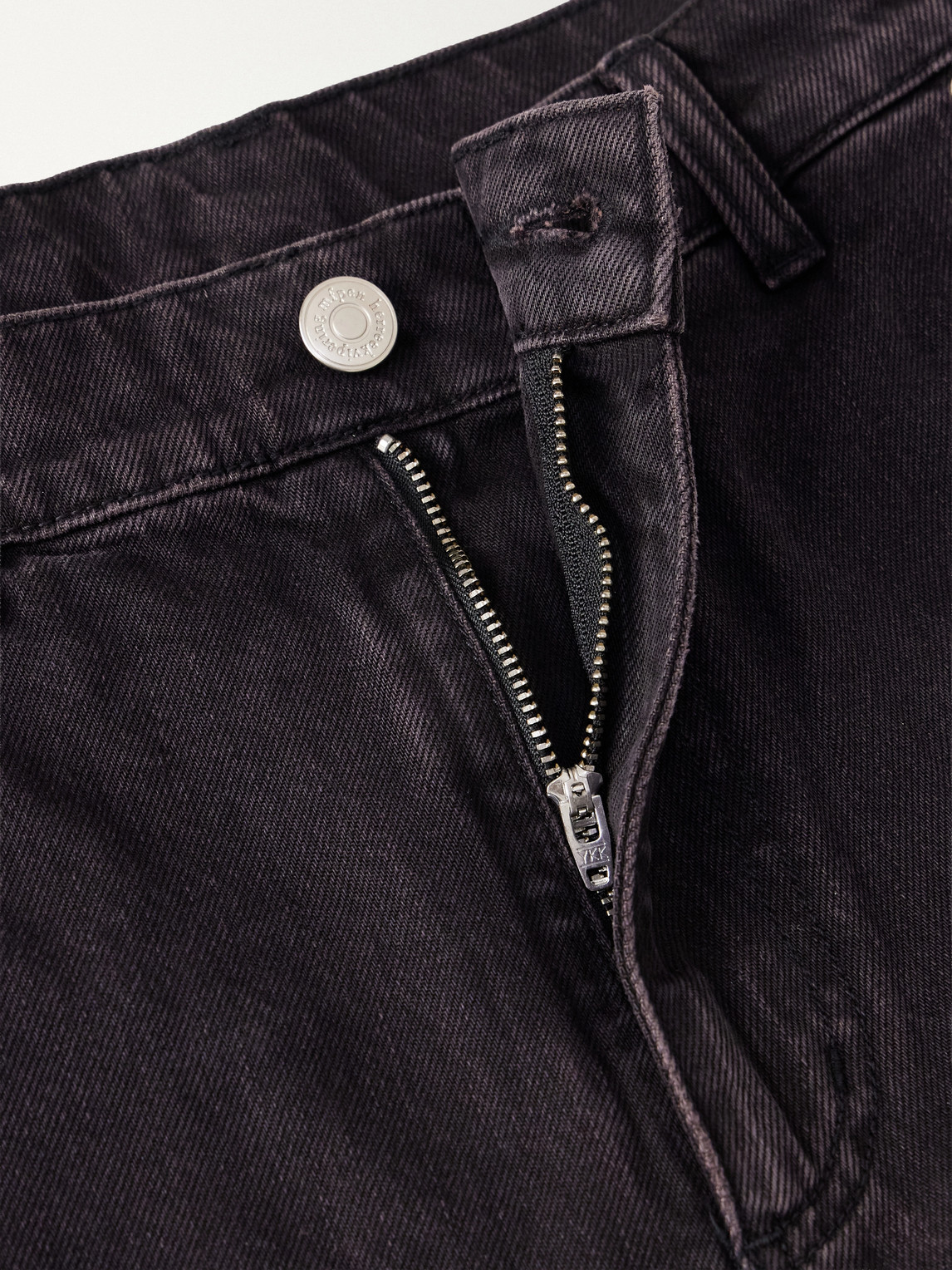 Straight Cut Straight-Leg Jeans