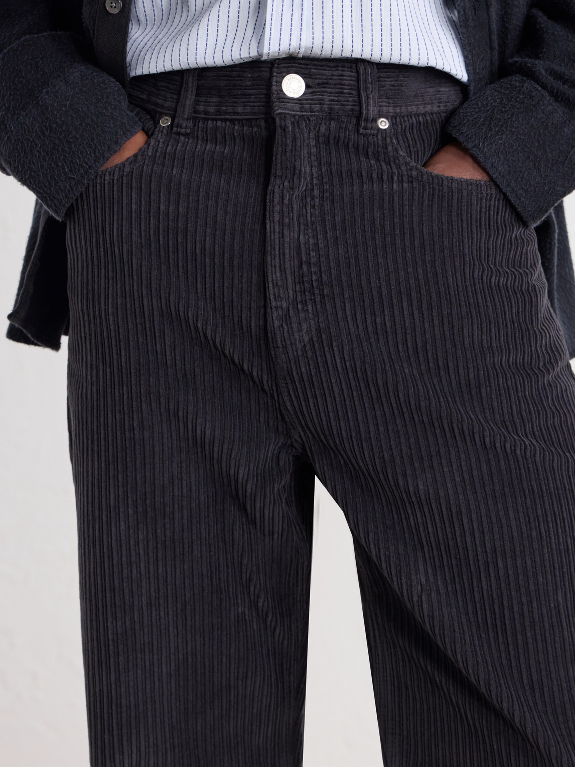 Straight-Leg Cotton- Corduroy